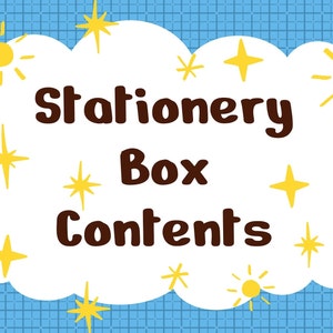 Stationery Box | FREE U.S. SHIPPING