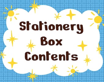Stationery Box | FREE U.S. SHIPPING