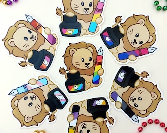 Pen Pride LGBTQ+ Lion Sticker