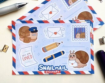 Snail Mail Sticker Sheet