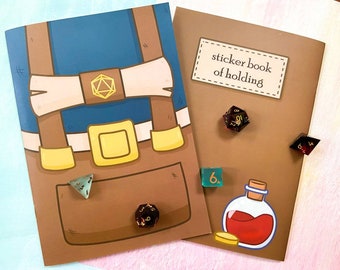 Sticker Book - Bag of Holding | A5 Sticker Album with Release Paper
