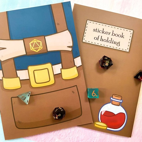 Sticker Book - Bag of Holding | A5 Sticker Album with Release Paper