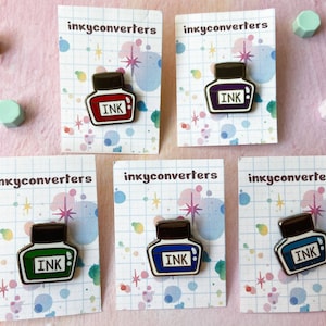 Ink Bottle Hard Enamel Pin