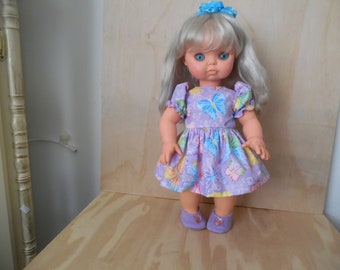 Muñeca Furga vintage de 17 pulgadas, hecha en Italia