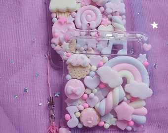 Kawaii Decoden Phone Case for Motorola Razr 5G | 40 | 40 ultra | 40 plus | 2022 - Ice Cream Cookie