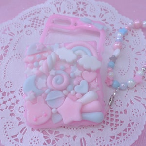 Kawaii Decoden Phone Case for Galaxy Z flip, flip 3, flip 4, flip 5, flip 6, flip 7 |