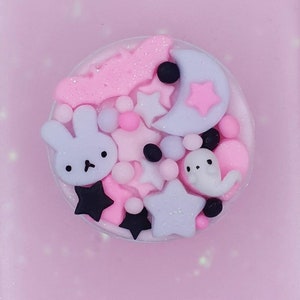 Kawaii Paste Goth Decoden Phone Grip for all mobile phone | Phone Holder for Iphone, Galaxy, Huawei, Oppo, LG, Ipad | Cute PhoneGrip |