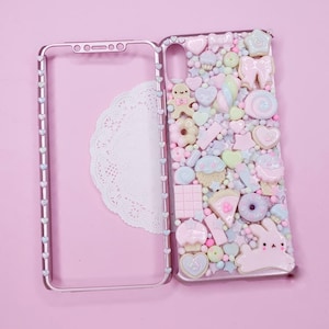 Kawaii Decoden-hoesje - Sweet Cookies Paradise - Superleuke kawaii-hoes voor het hele lichaam voor iphone 7 8 9 10 12 13 Pro en voor Samsung Galaxy S