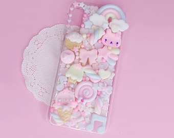 Kawaii Iphone Decoden Phone Case - Cookie Ice Cream Back Case - Iphone 14 - 13 - 12 - 11 - X - XS - XR - 8 - 7| Pro | Pro Max | iPhone Cover