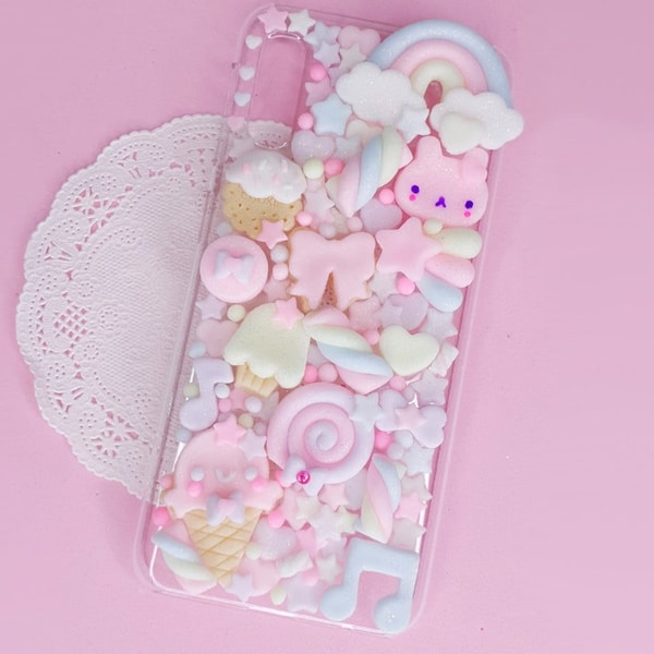 Kawaii Iphone Decoden Phone Case - Cookie Ice Cream Back Case - Iphone 14 - 13 - 12 - 11 - X - XS - XR - 8 - 7| Pro | Pro Max | iPhone Cover