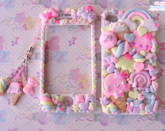 Kawaii Decoden telefoonhoesje, Sweet Cookies Friend telefoonhoesje voor iPhone XS