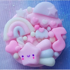 Kawaii Sugary Sky Decoden Phone Grip for all mobile phone | Phone Holder for Iphone, Galaxy, Huawei, Oppo, LG, Ipad | Cute PhoneGrip |