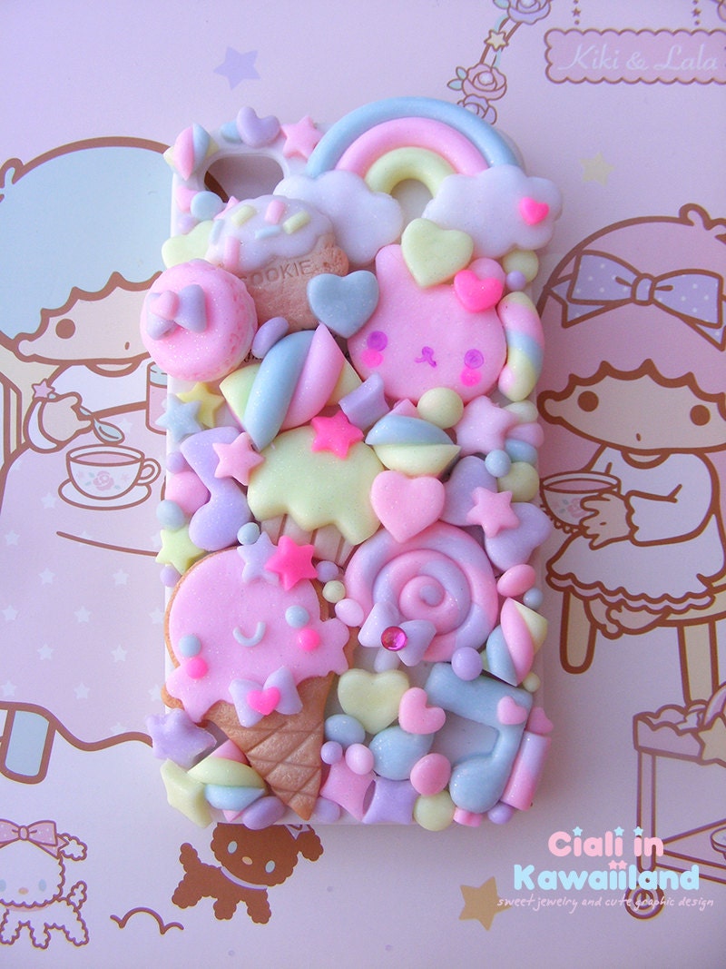 Kawaii Decoden Phone Case for Galaxy, Iphone, Lg, Oppo, Oneplus
