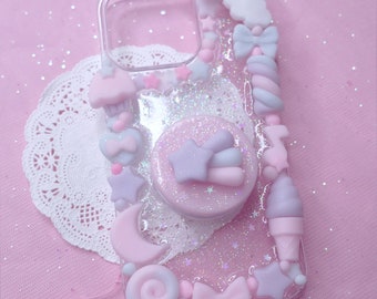 Kawaii Iphone Decoden Handyhülle - Fairy Lovely Back Case - Iphone 15 - 14 - 13 - 12 - 11 - X - XS - XR - 8 - 7 - 6 | Pro | Plus | Hülle