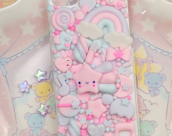 Kawaii Decoden Phone Case for Google Pixel 2 - XL - 3 - 3A - 3AXL - 4 - 4A - 5 - 5A - 6 - 6PRO - Cute Galaxy