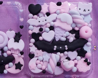 Kawaii Decoden Phone Case for Motorola Razr 5G | 40 | 40 ultra | 40 plus | 2022 - Pastel Goth