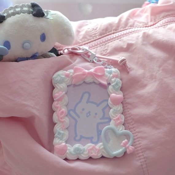 Kawaii Top Loader Photo Holder | Decoden Pastel Frame | Kpop