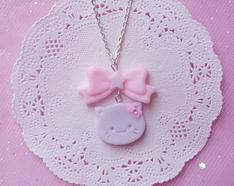 Kawaii Sweet Cat, Pastel Gattini, Yumekawaii Jewelry, Fairy Kei, Harajuku Jfashion, Pastel Aesthetic Accessories, Harajuku , Fancy