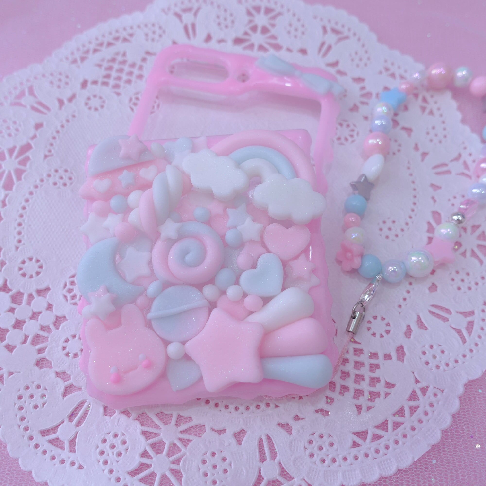 Kawaii Decoden Phone Case, Whipped Cream Effect Case, Cute iPhone Galaxy  Phone Case, Phone Shell, Available for Iphone, Samsung, Sony Etc. 