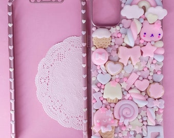 Kawaii Decoden Phone Case, Sweet Cookies Friend Phonecase for Galaxy S9 Plus