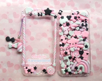 Etui na telefon Kawaii Decoden, super słodkie etui kawaii na cały przód i tył do iPhone'a 7 7+ 6 6+ 5SE 5S 5C 4 4S GALAXY S6 S7