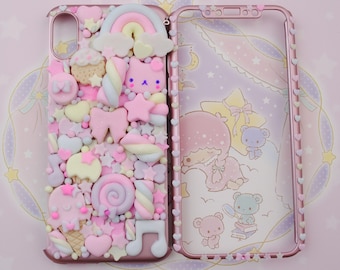 Kawaii Decoden Telefoonhoesje, Sweet Cookies Vriend Telefoonhoesje voor Iphone 13, 12 Pro Max Mini