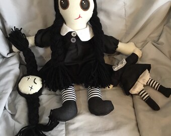 wednesday addams marie antoinette doll