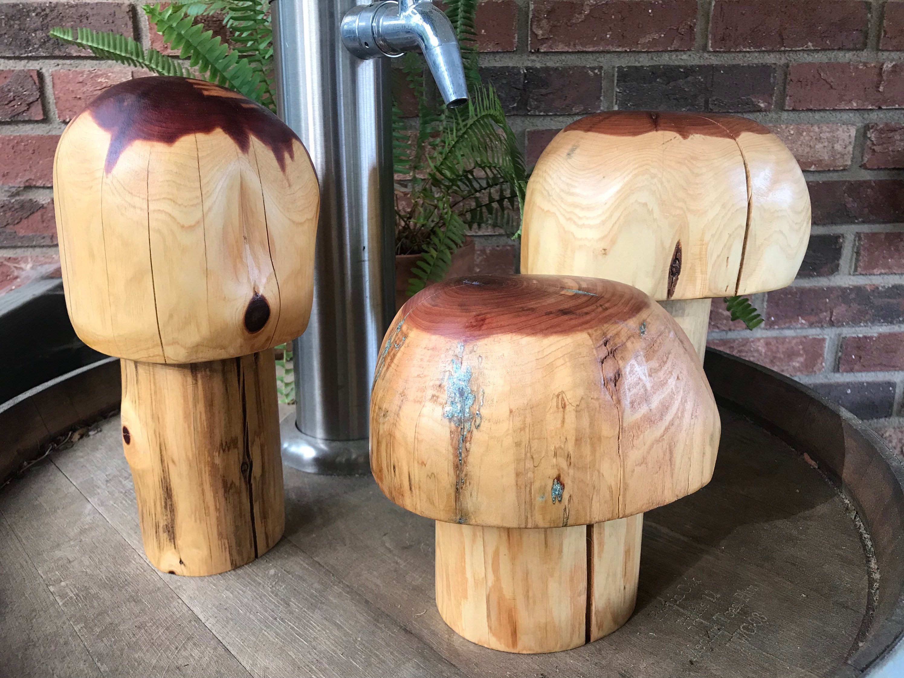 Large Garden Mushroom Statue Etsy