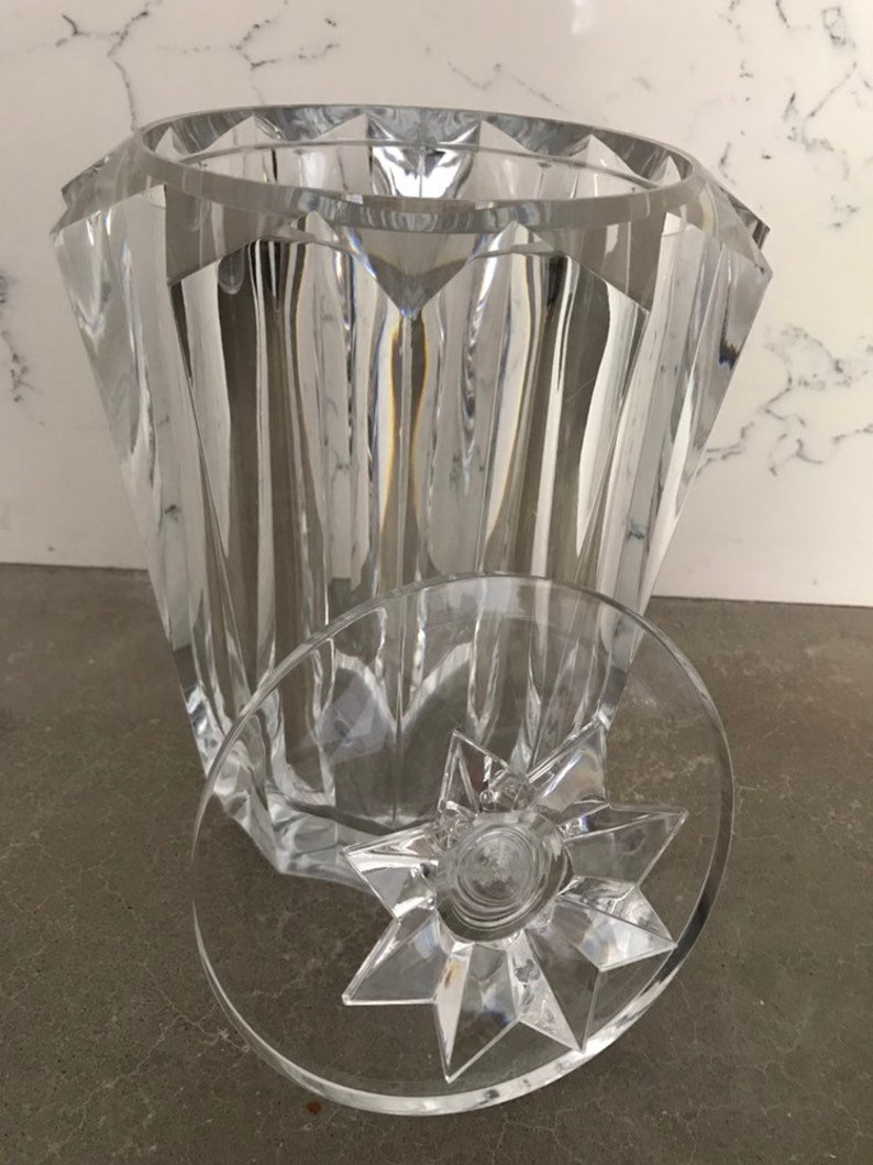 Grainware Crystaline Acrylic Starburst Ice Bucket Etsy
