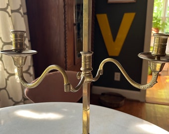 Solid Brass Art Nouveau style large candelabra