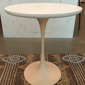 Vintage Saarinen Style Tulip Side Table