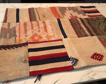 Vintage Patchwork Kilim Rug