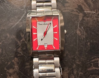 Vintage Square Red Lamborghini Watch