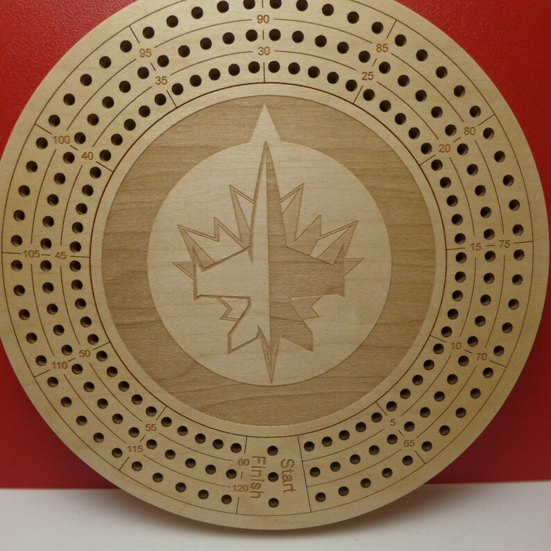 NHL Cribbage Board All Teams Available Etsy