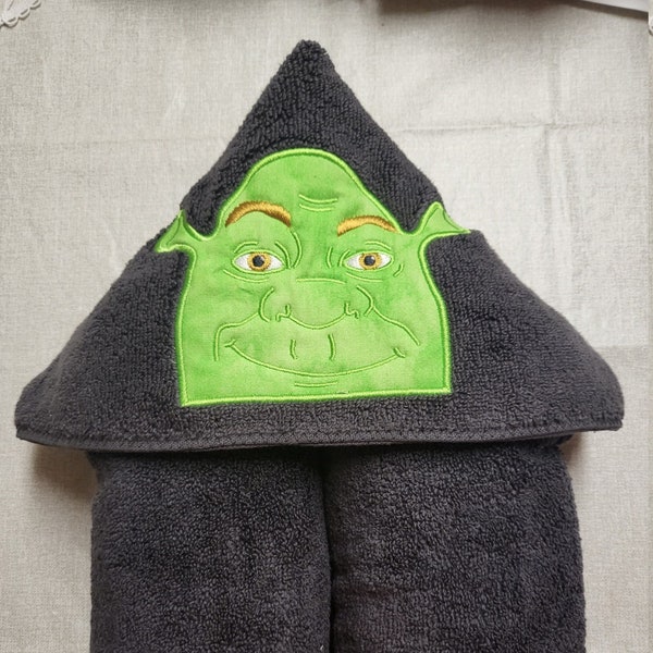 Green Gould Hooded Towel, Green Monster Hooded Towel, Kid's Hooded Towel, Snowman Bath Towel, Hooded Beach Towel, Snowman Hooded Pool Towel