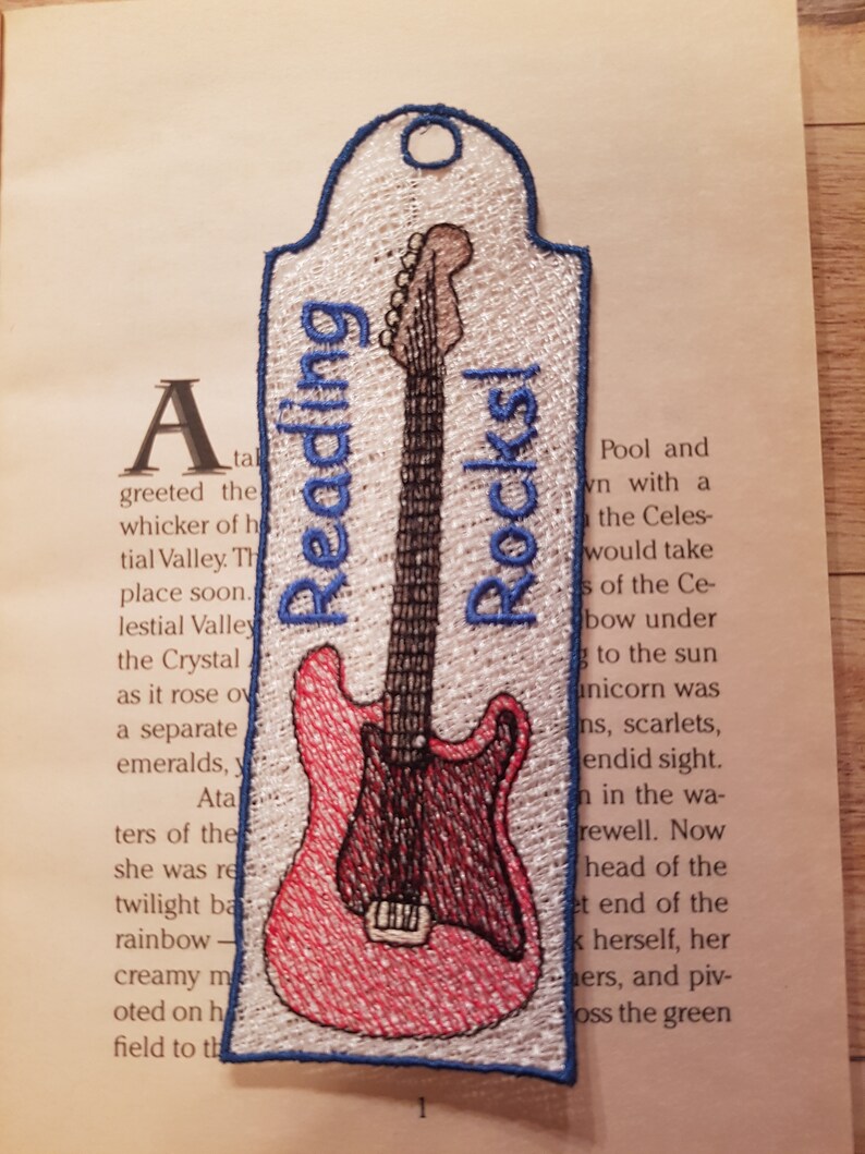 Lace Bookmark, Reading Rocks Bookmark. FSL Bookmarks, Free Standing ...