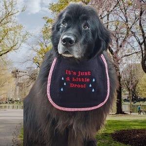 Dog Bib, Big Dog Bibs, Newfoundlander Drool Bibs, Dog Slobber Bib, Dog Bibs for Drool, Bibs for Dogs that Drool