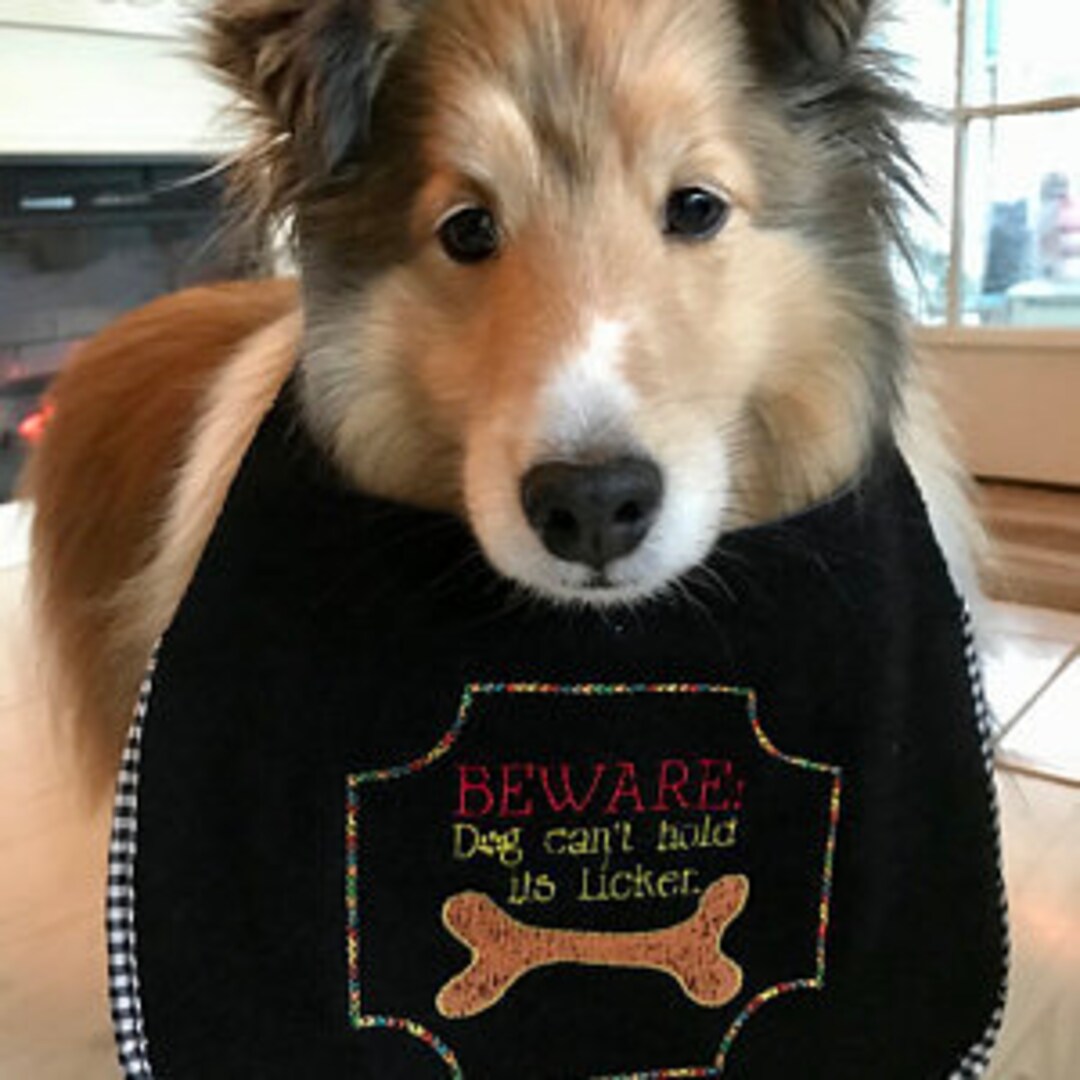 Dog Bib, Big Dog Bibs, Newfoundlander Drool Bibs, Dog Slobber Bib, Dog