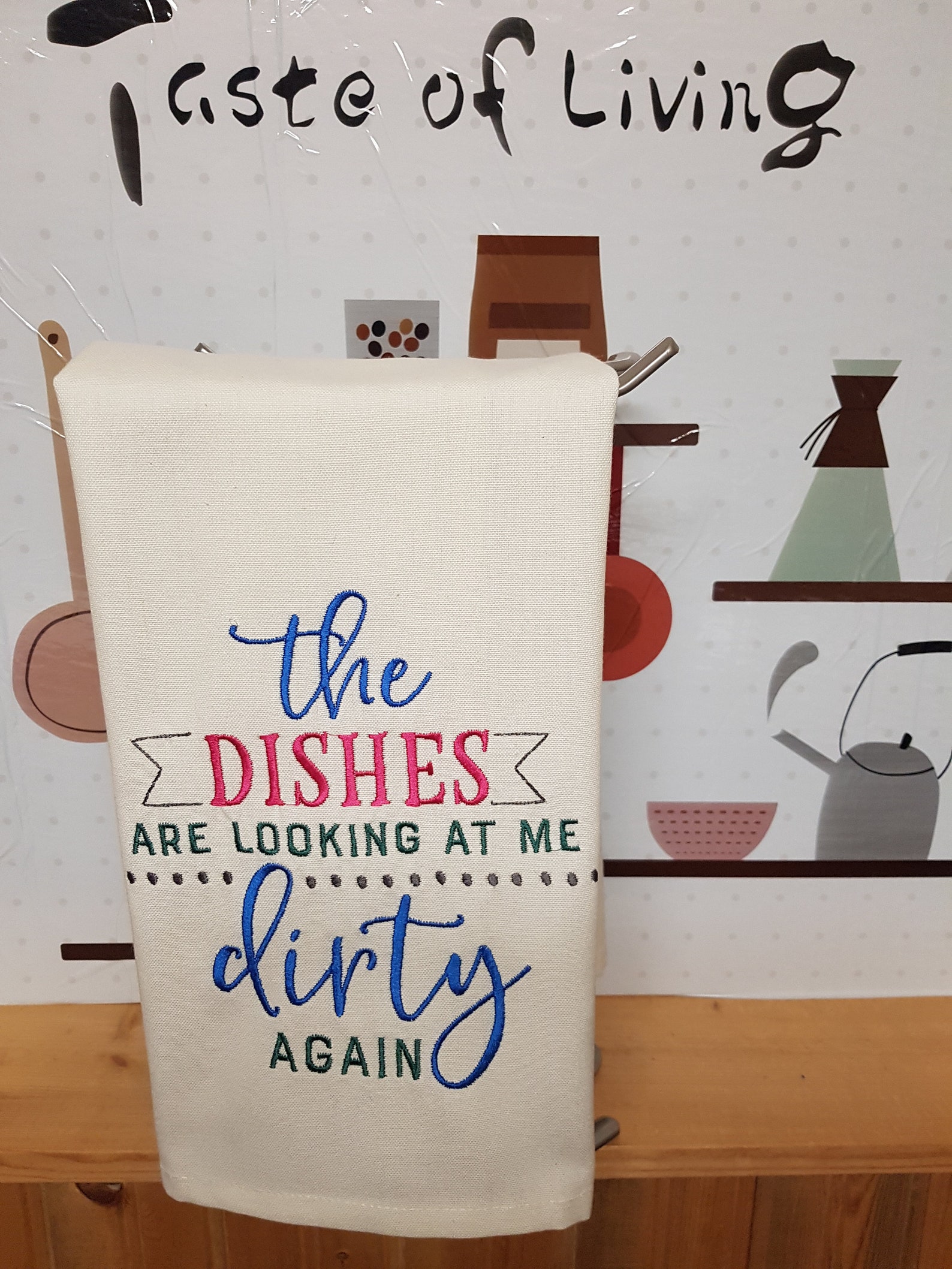 Dirty Dishes Towel Kitchen Towels Bar Towels Dish Cloth Etsy