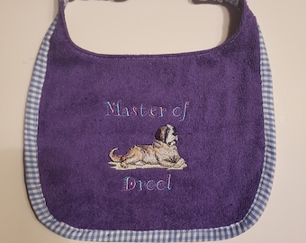 Big Dog Bibs, Dog Bib, Newfoundlander Drool Bibs, Dog Slobber Bib, Dog Bibs for Drool, Bibs for Dogs that Drool