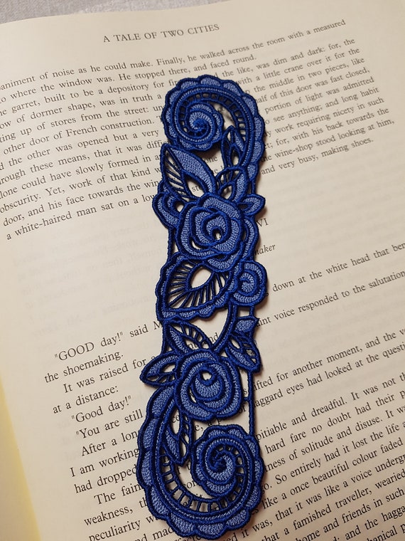 Bookmarks with Tassels (Lace), Machine Embroidery Designs