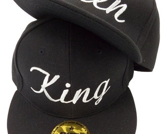 KING QUEEN caps for lovers friends best gift for boyfriend girlfriend brother sister king snapback queen High quality Free Shipping