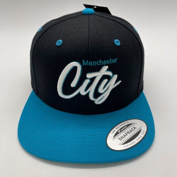 Casquette Snapback brodée originale Manchester City FC Premier League Soccer Football. Idée cadeau fan de football Football Livraison gratuite dans le monde entier