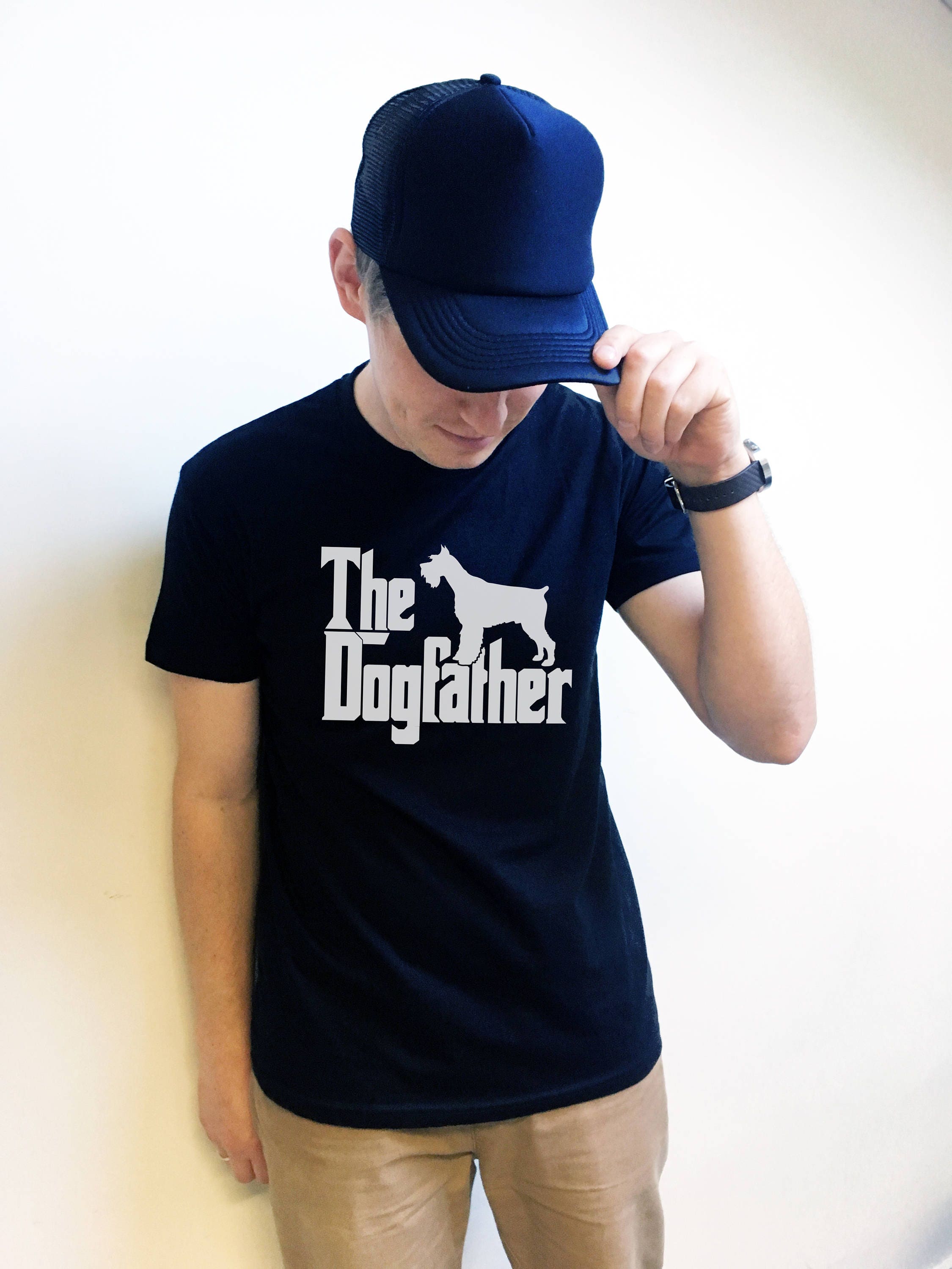 Dogfather Dogmother T Shirts Giant Schnauzer German Shepherd Golden Retriever Great Dane Pitbull Husky Beagle