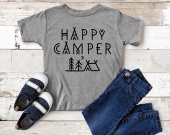 Happy Camper Toddler Youth Shirt