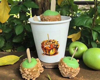 TOFFEE CARAMEL APPLES wax melts | Green Caramel Apples  | 5.5 oz