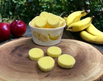 Sliced Bananas Wax Melts | Wax Embeds For Candles | Fake Food | 3 Oz