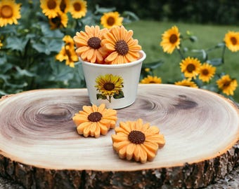 SUNFLOWERS Realistic Floral Flower Wax Melts | 7 Melts | 4.25 oz