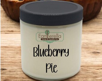 BLUEBERRY PIE Soy Candle jar