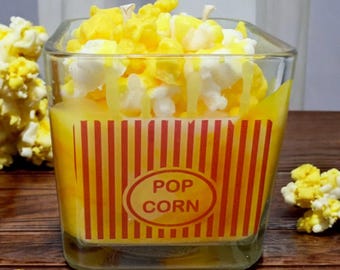 Hot Buttered Popcorn Soy Blend Candle Jar, 12 Oz